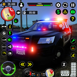 US Police Car Driving Games 3D