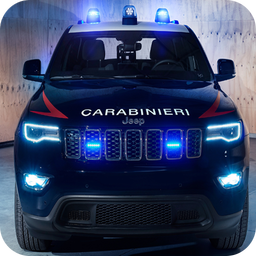 Police Bus Prison Parking 3d