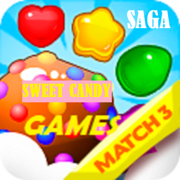 Match 3 Games : Sweet Sugar Candy