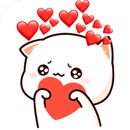 Mochi Cat Stickers - WASticker