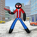 Real Stickman Ninja Rope Hero Spider: Vice Town