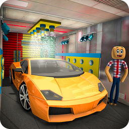 Stickman Car Wash Garage - Car Games