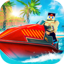 Jet Ski Craft: Crafting, Stunts & Jetski Games 3D