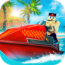 Jet Ski Craft: Crafting, Stunts & Jetski Games 3D
