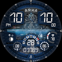 SWF Aqua Digital Watch Face