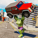 Green Superhero Monster Game