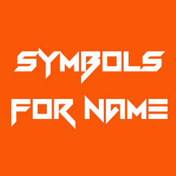 Symbols For Name