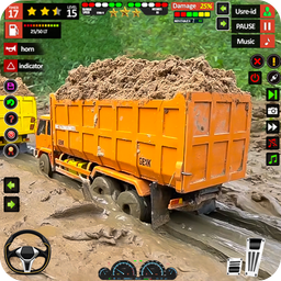 Offroad Mud Cargo Truck Driver