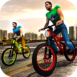 Rooftop Bicycle Stunt Rider 3D