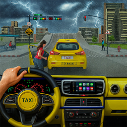 UK Taxi Car Driving Simulator