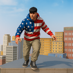 Go Up Go Down: Parkour Rooftop