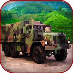 Army Truck Driver Cargo 3d