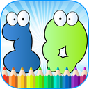 123s ABCs Kids Coloring Book