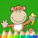 Jungle Animals Coloring Book