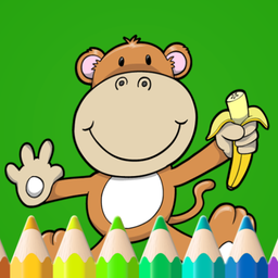Jungle Animals Coloring Book