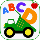 Kids ABCs Vehicles Flash Cards
