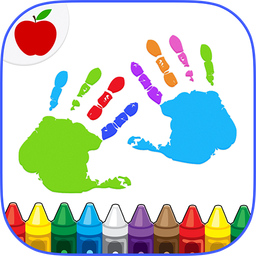 Kids Finger Painting Coloring