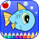 Ocean Animals Coloring Book