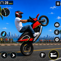 Moto Bike Wheelie Games 3D
