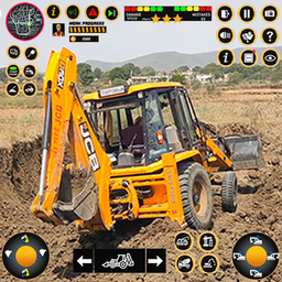 JCB 3Dx Backhoe Loader Driving