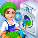 Laundry Shop Washing Games Sim