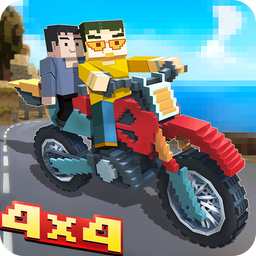 Blocky Moto Bike Winter Breeze