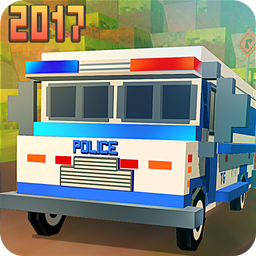 Blocky San Andreas Police 2017