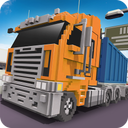 Blocky Truck Urban Transport