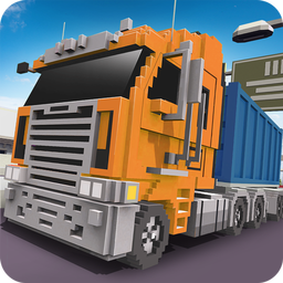 Blocky Truck Urban Transport