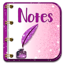 Glitter Notepad Notes