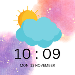 CLAW Weather App Clock Widget