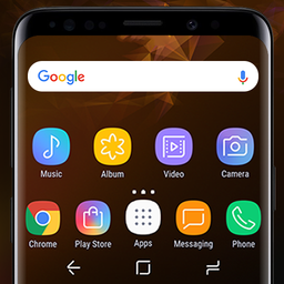 Galaxy S9 orange | Xperia™ Theme