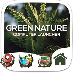 Green Nature Theme For Computer Launcher