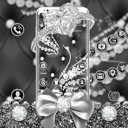 Diamond Swan Launcher Theme