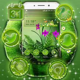 Green Nature Launcher Theme