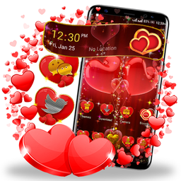 Valentine Heart Launcher Theme