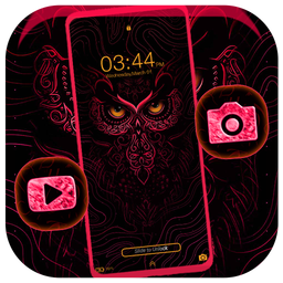 Owl Pink Dark Theme