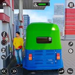 Tuk Tuk Auto Rickshaw Driver3d