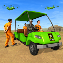 Army Prisoner Smart Taxi Transport Car Driving 21