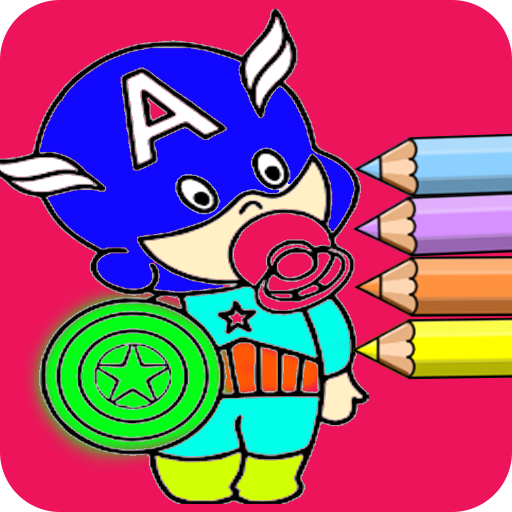 دانلود برنامه Hero Super Coloring book اندروید بازار