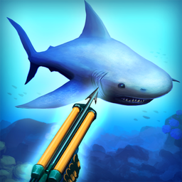 Arcade Fishing Game: Fish Hunt. Shark shooting. Free fishing game