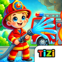 Tizi Town Kids Firetruck Games