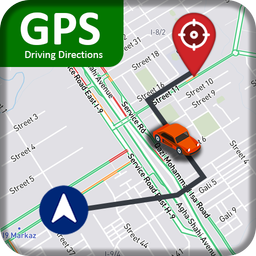 GPS navigation, maps & route