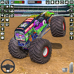 Derby Monster Truck Stunt Game