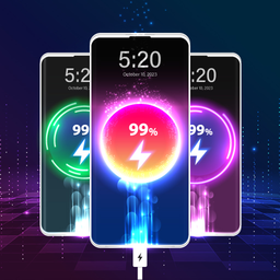 Battery Charging Animation 4D