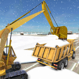 Snow Excavator Crane Simulator