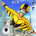Wing Suit Flying Base Jump