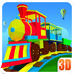 3D Train Engine Driving Game For Kids & Toddlers
