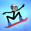 Stickman Snowboarder