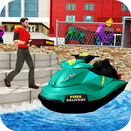 Pizza Delivery Jet Ski Games